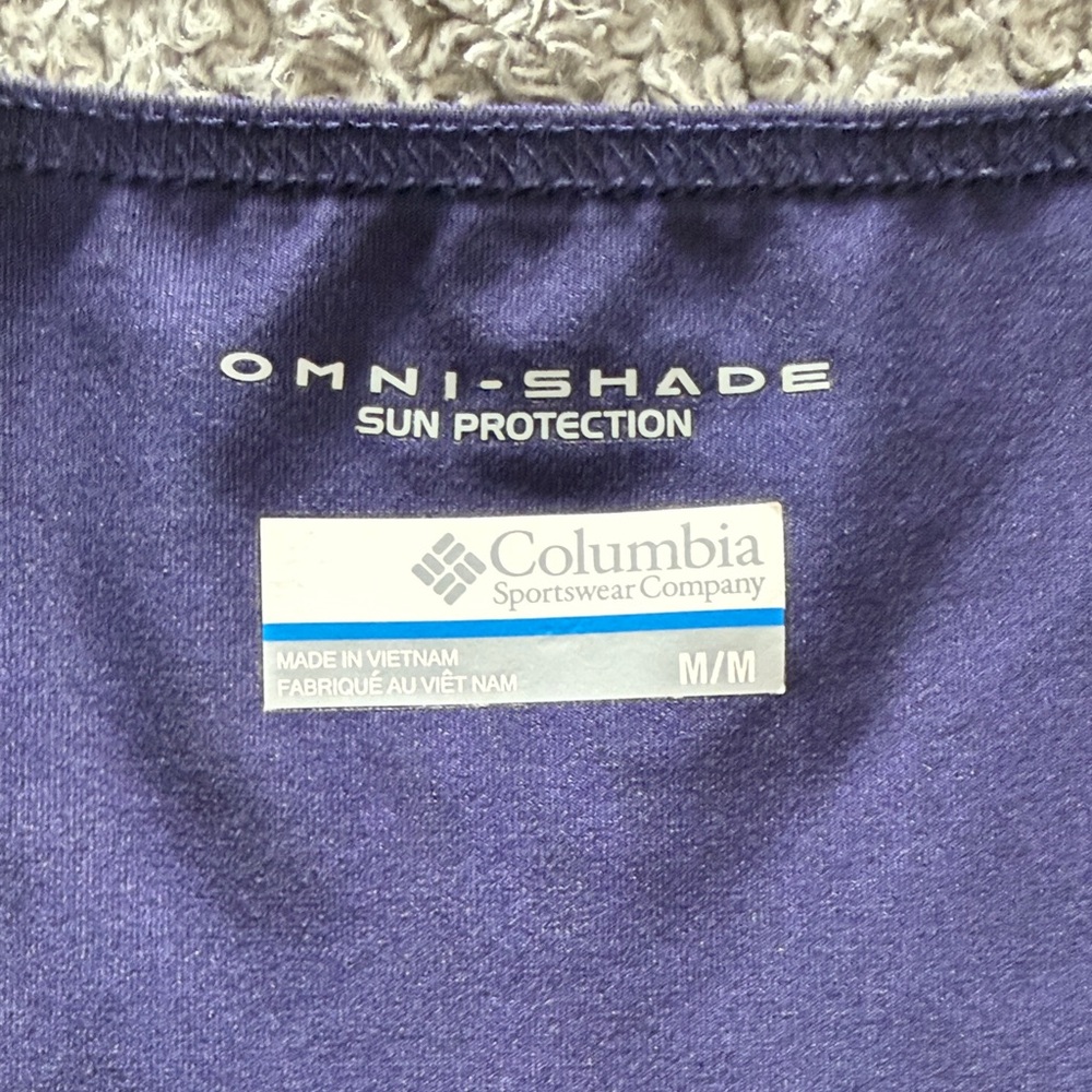 Columbia Purple Omni-Shade Sun Protection Tee - Picture 2 of 4